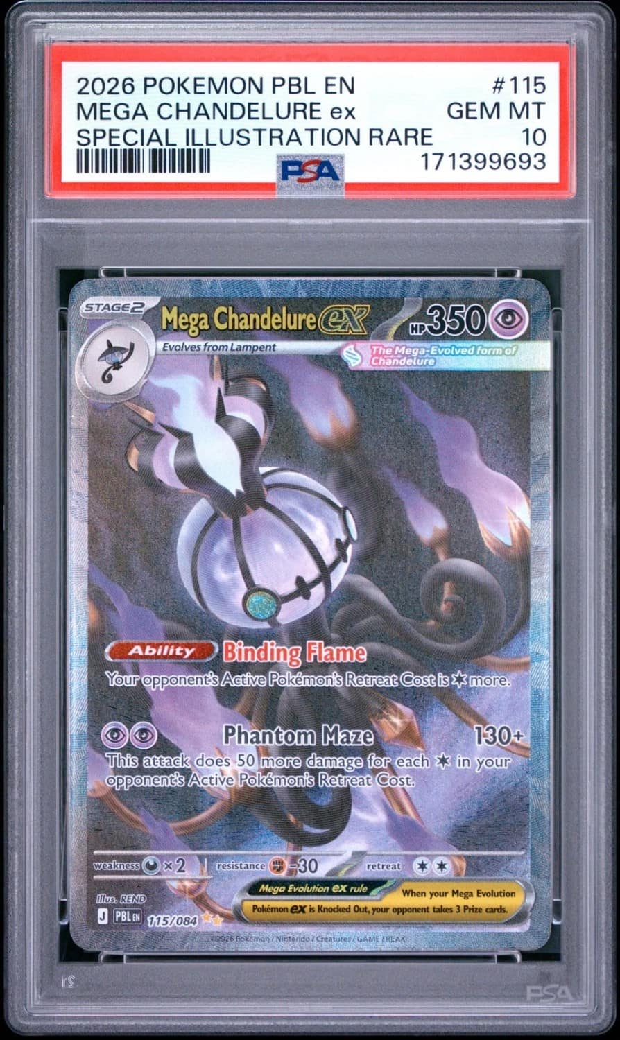 Mega Chandelure Ex