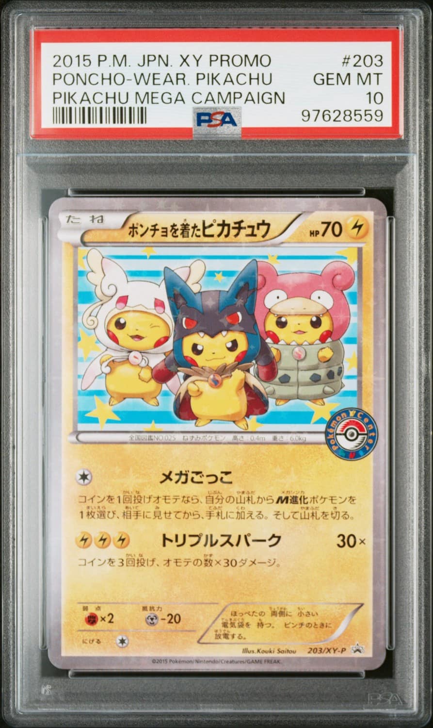 Poncho-Wear Pikachu