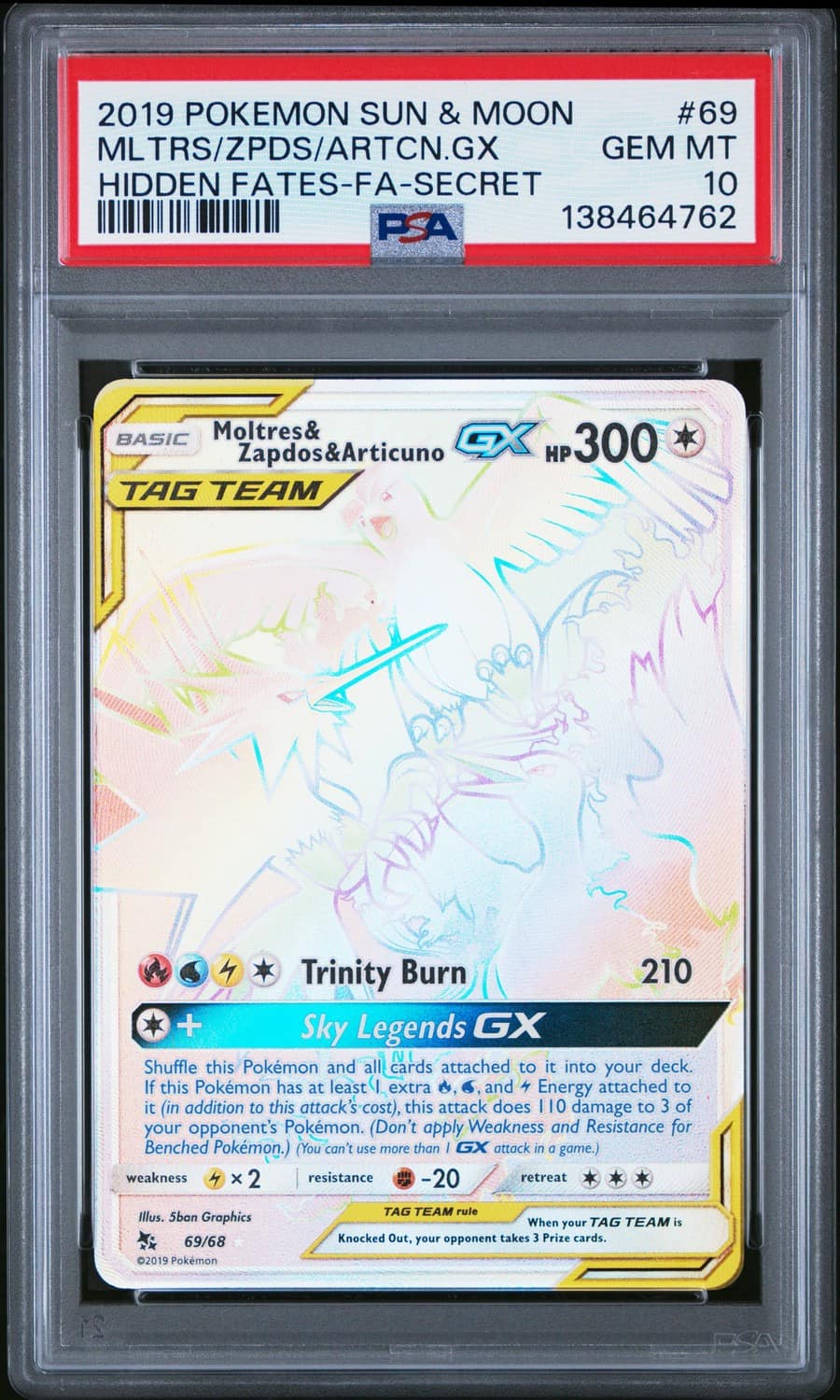 Moltres & Zapdos & Articuno Gx