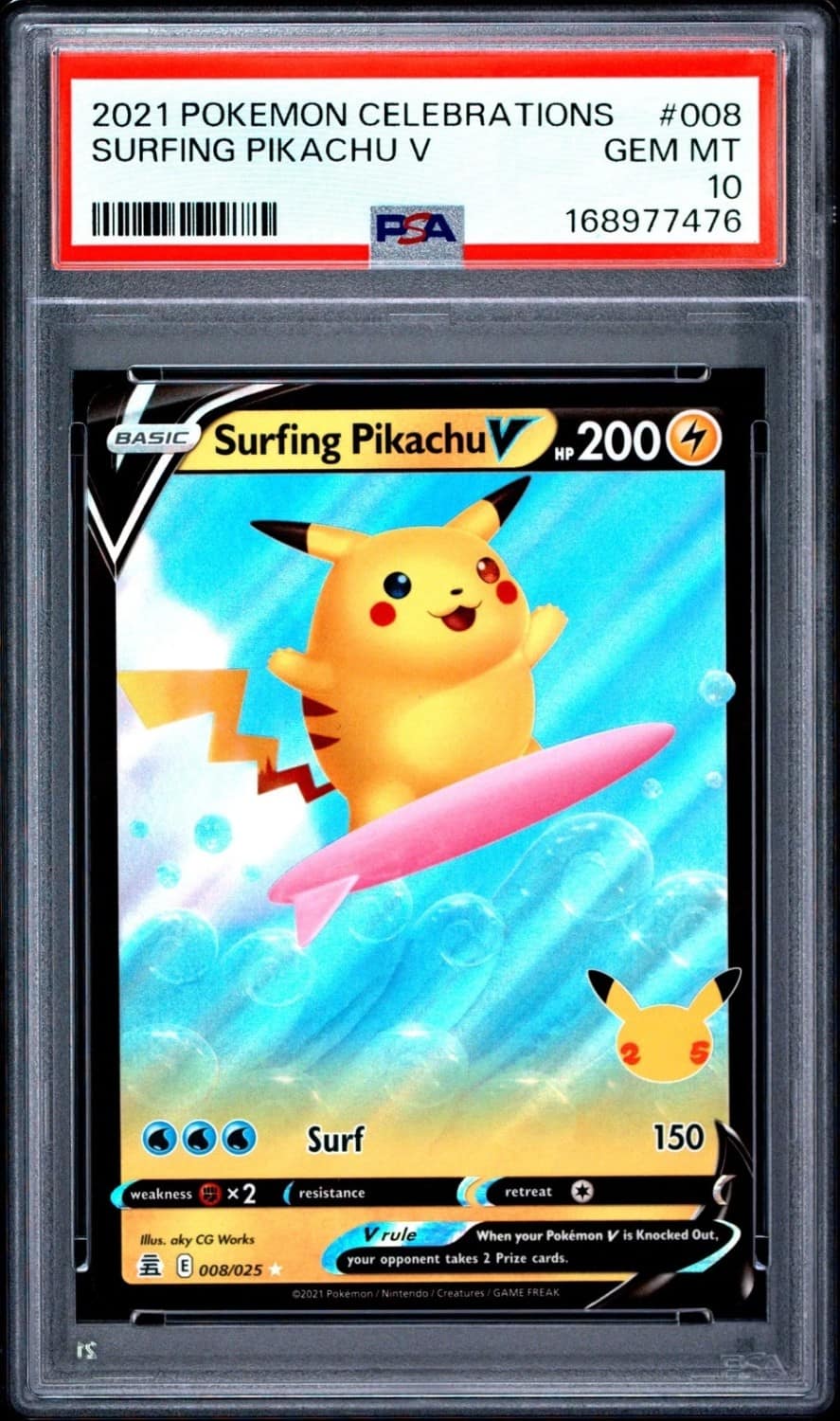Surfing Pikachu V