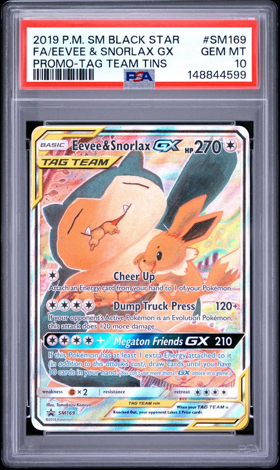 Eevee & Snorlax Gx