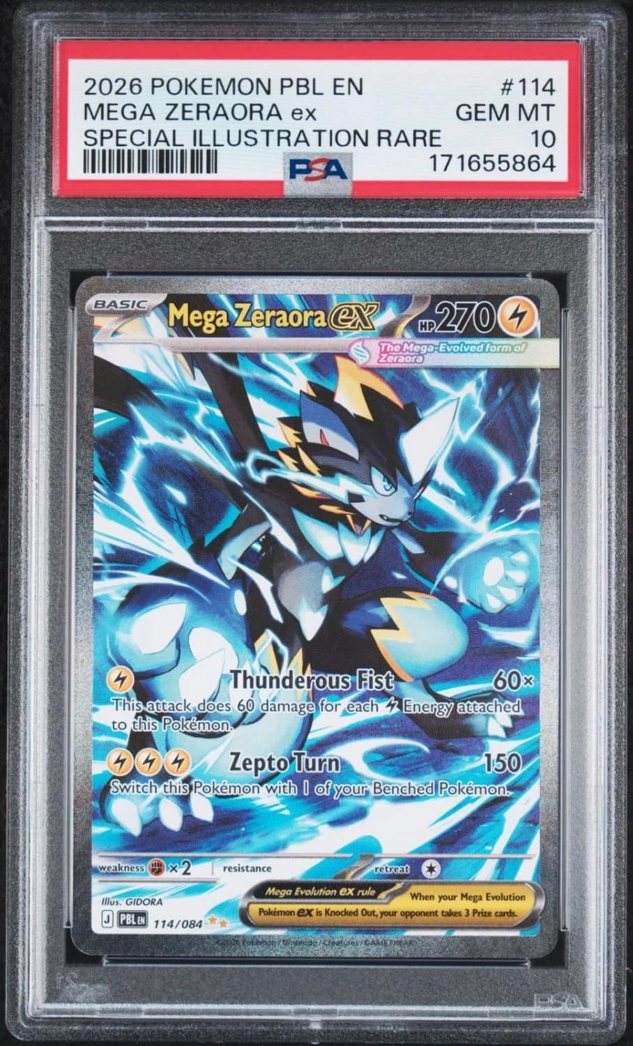 Mega Zeraora Ex