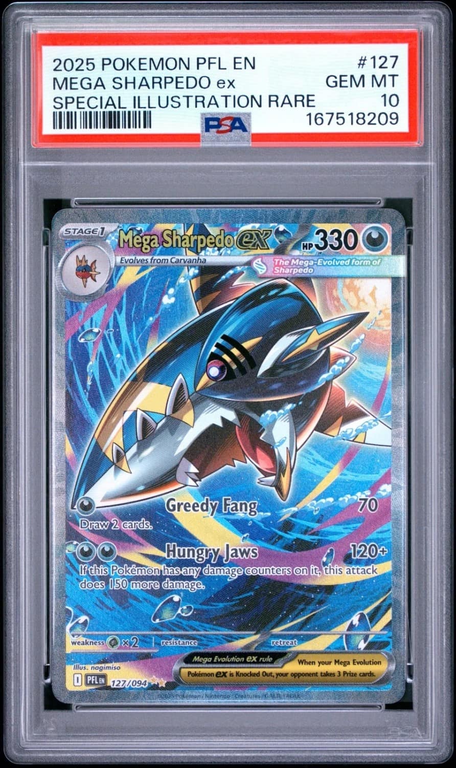 Mega Sharpedo Ex
