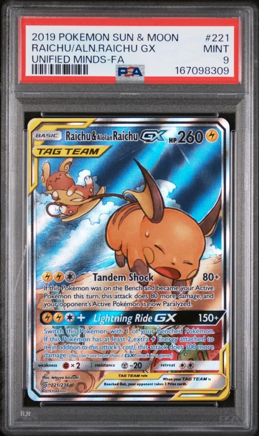 Raichu & Alolan Raichu Gx