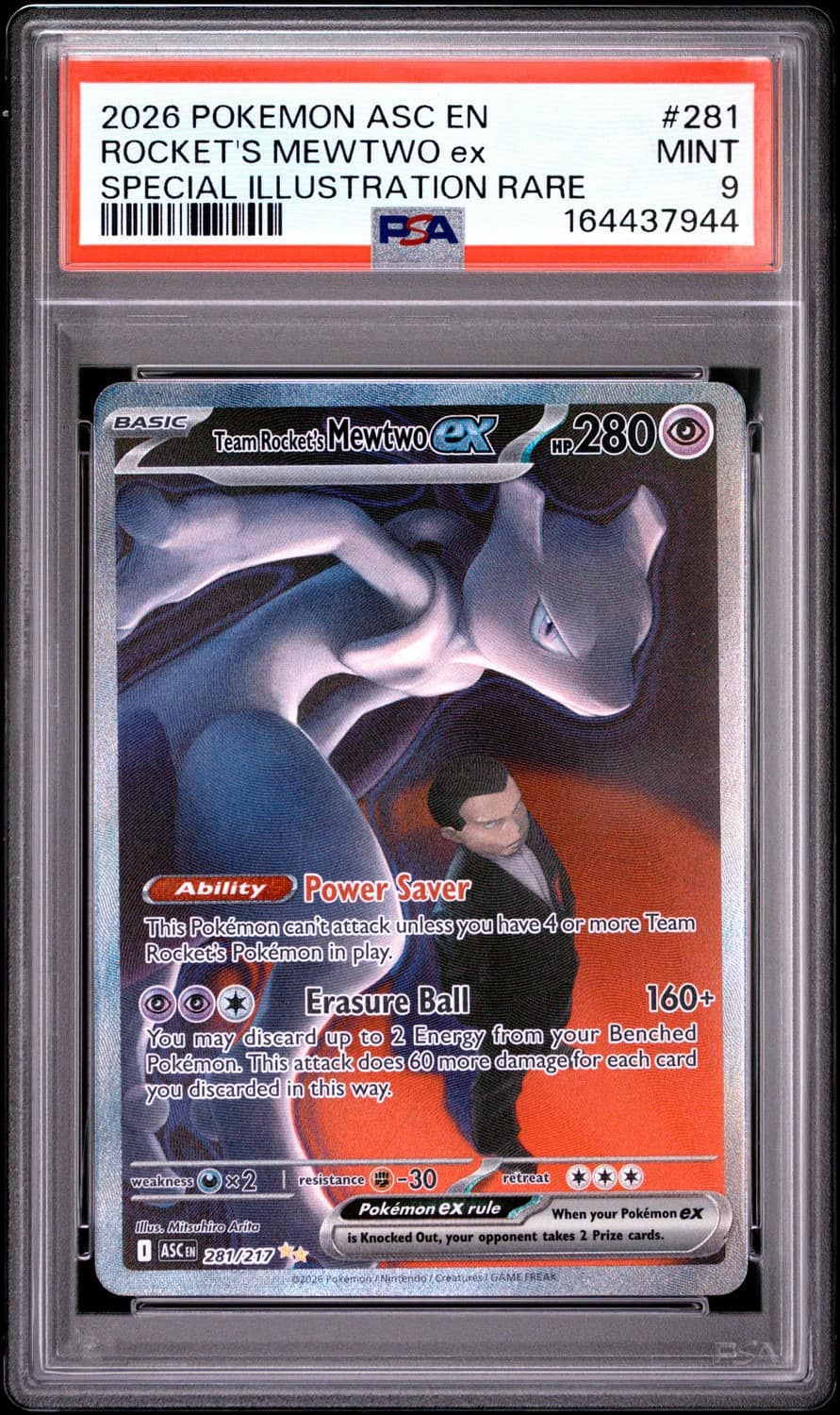Rocket'S Mewtwo Ex