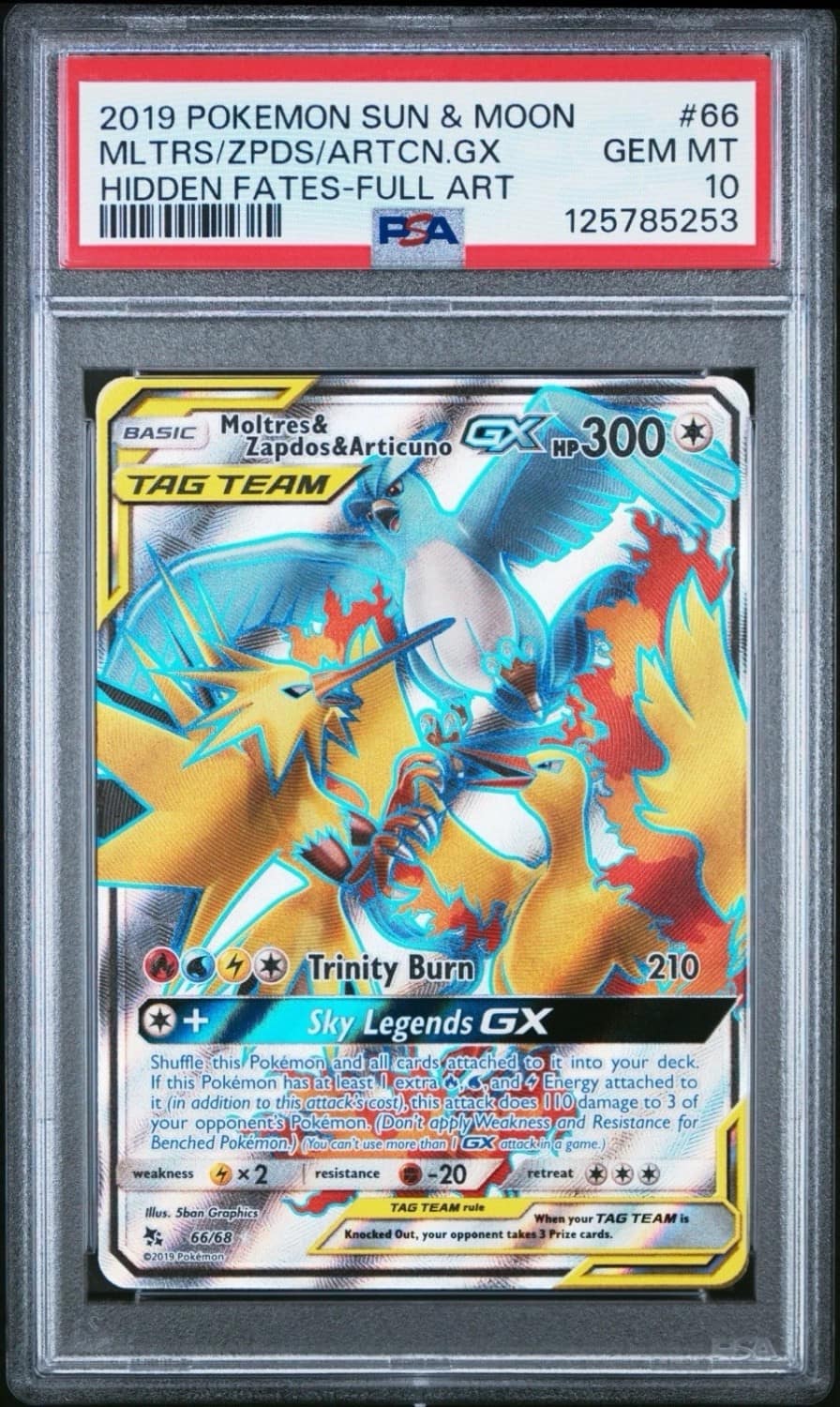 Moltres & Zapdos & Articuno Gx