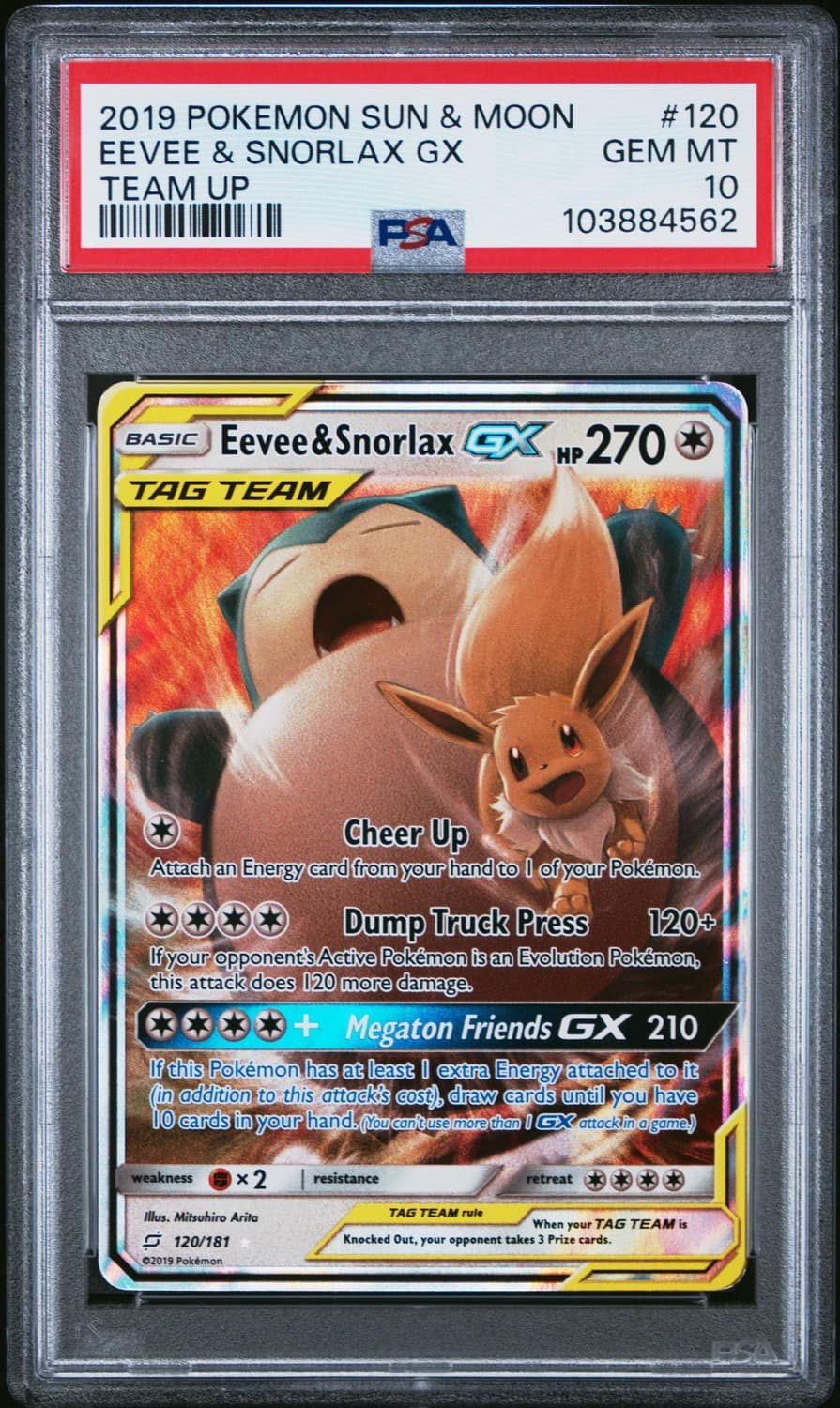 Eevee & Snorlax Gx