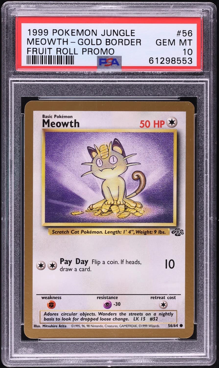 Meowth-Gold Border