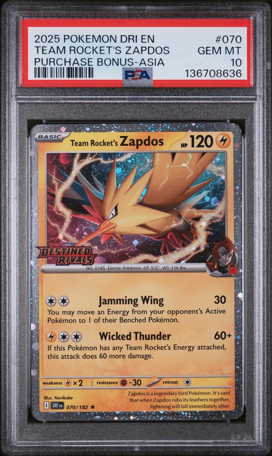 Team Rocket'S Zapdos
