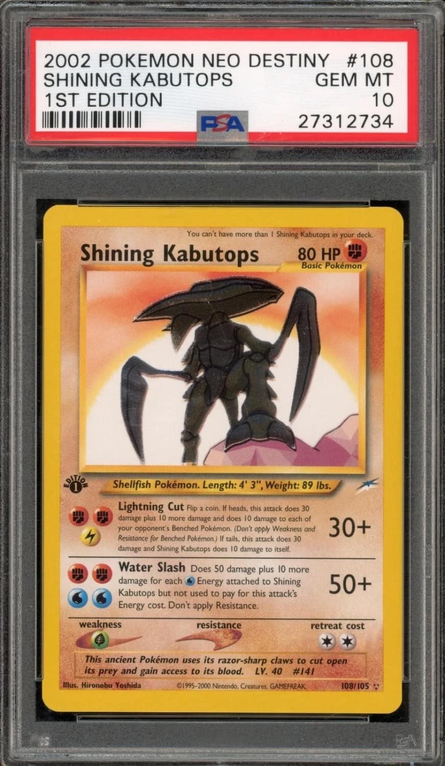 Shining Kabutops