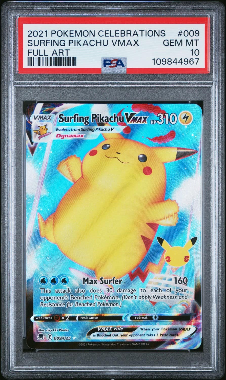 Surfing Pikachu Vmax