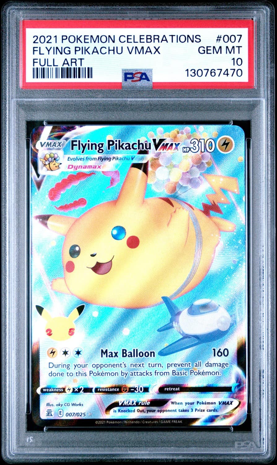 Flying Pikachu Vmax