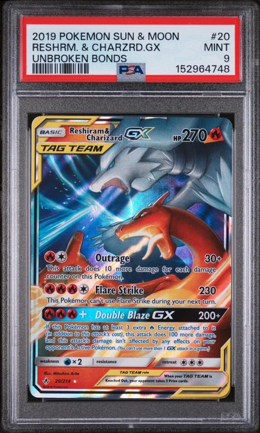 Reshiram & Charizard Gx
