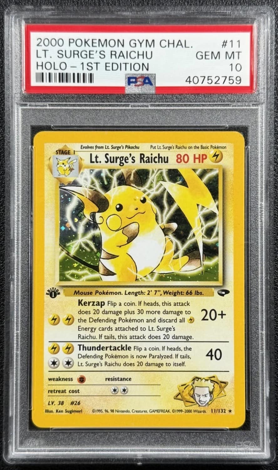 Lt. Surge'S Raichu