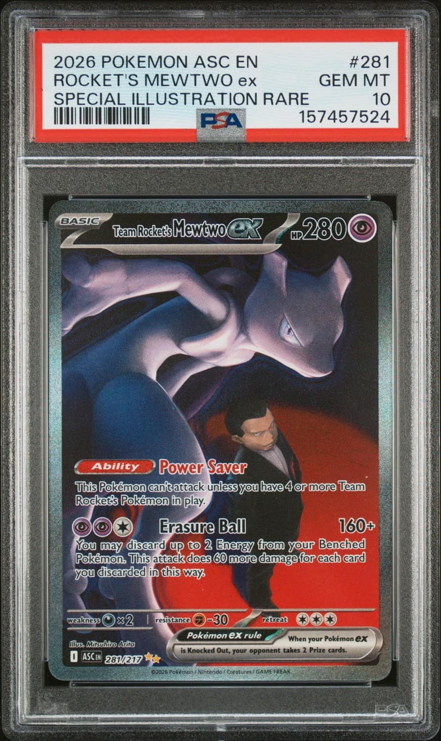 Rocket'S Mewtwo Ex