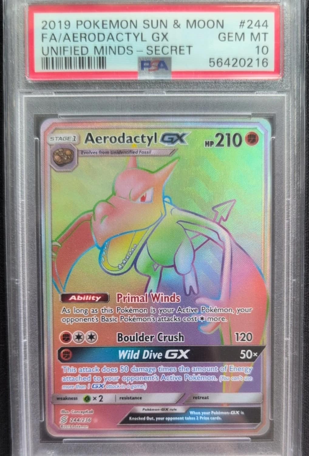 Aerodactyl Gx