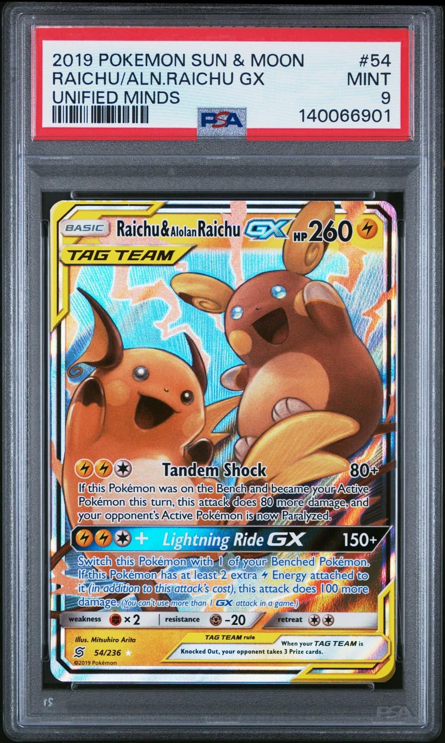 Raichu & Alolan Raichu Gx