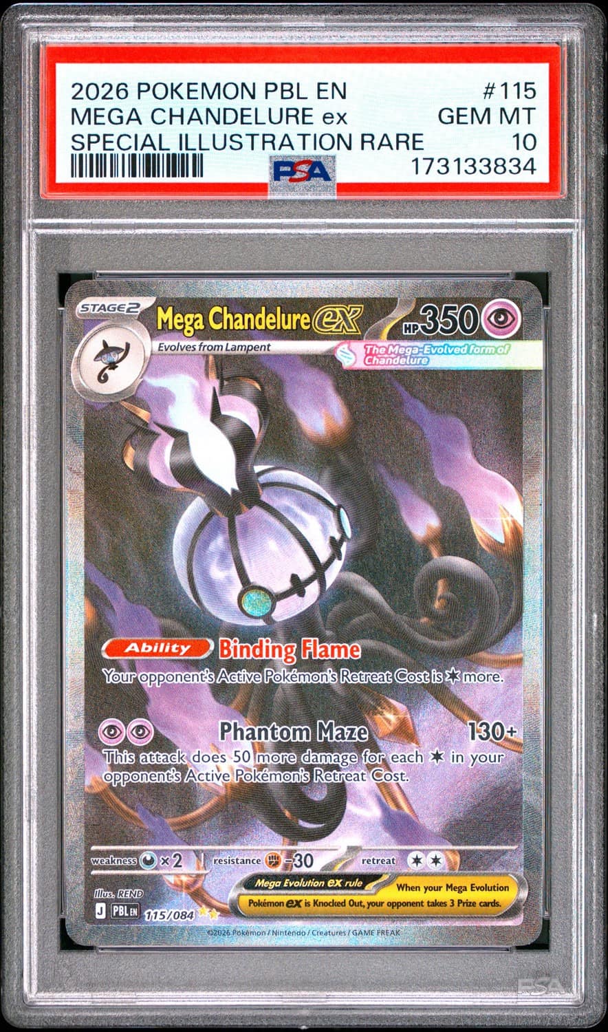 Mega Chandelure Ex