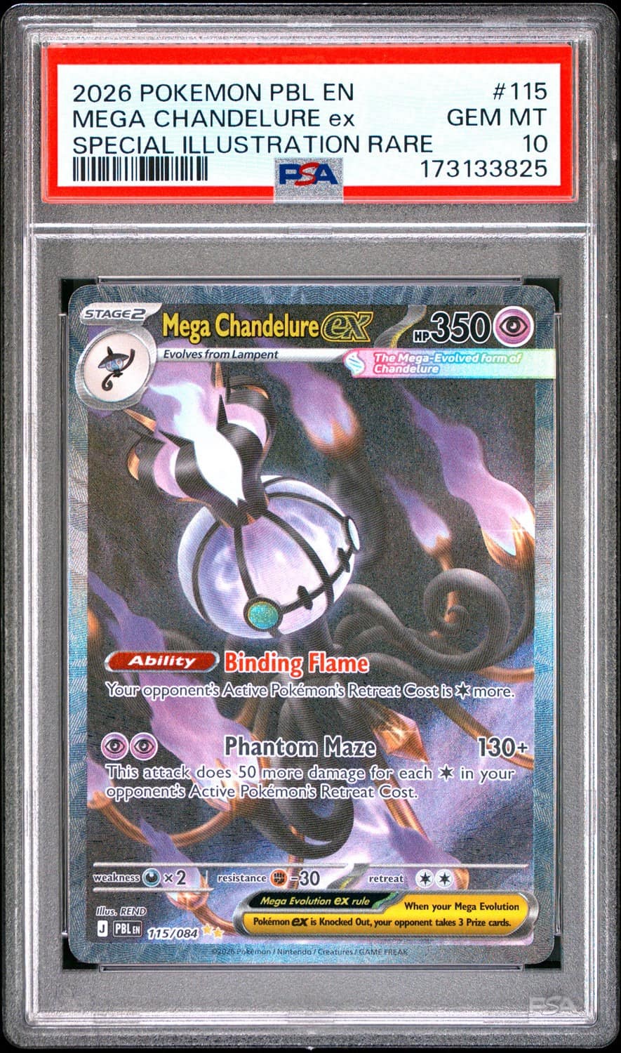 Mega Chandelure Ex