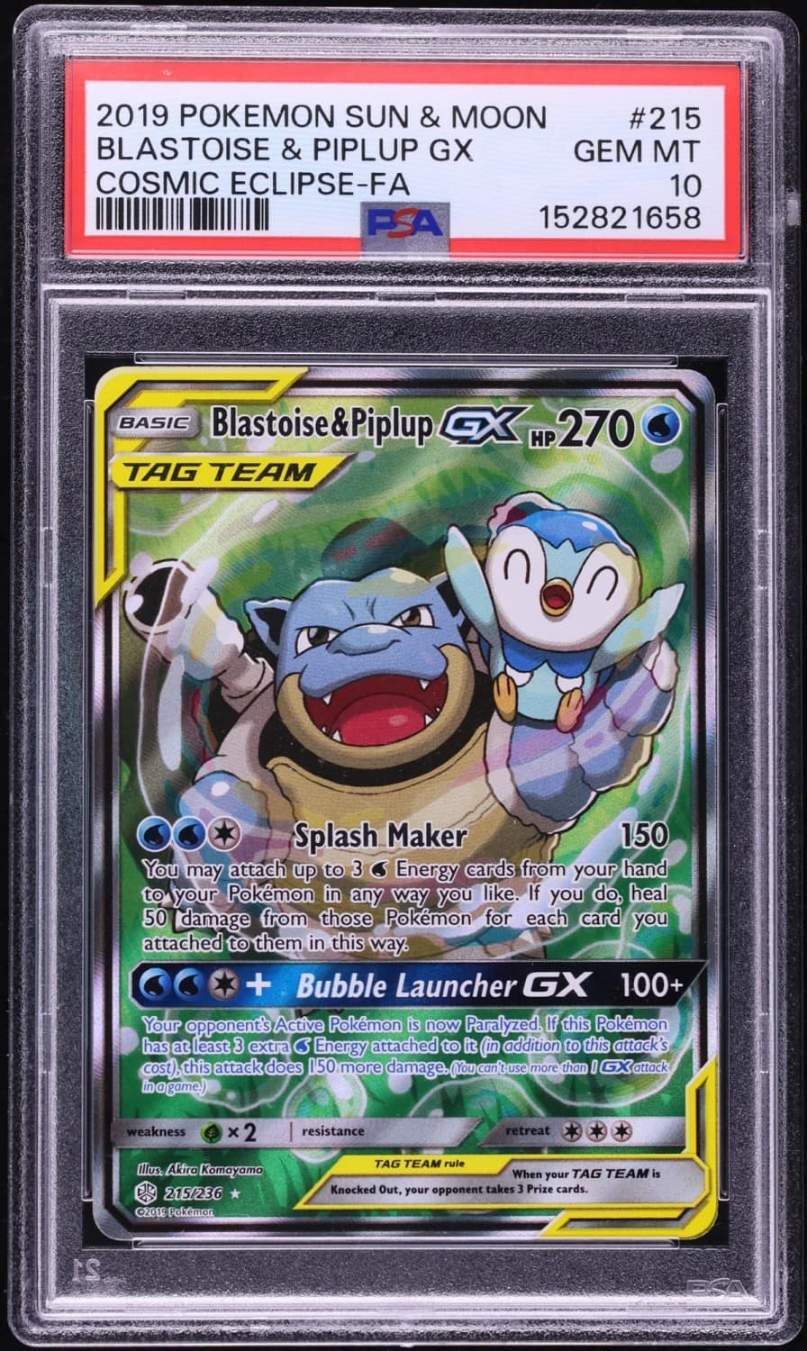 Blastoise & Piplup Gx