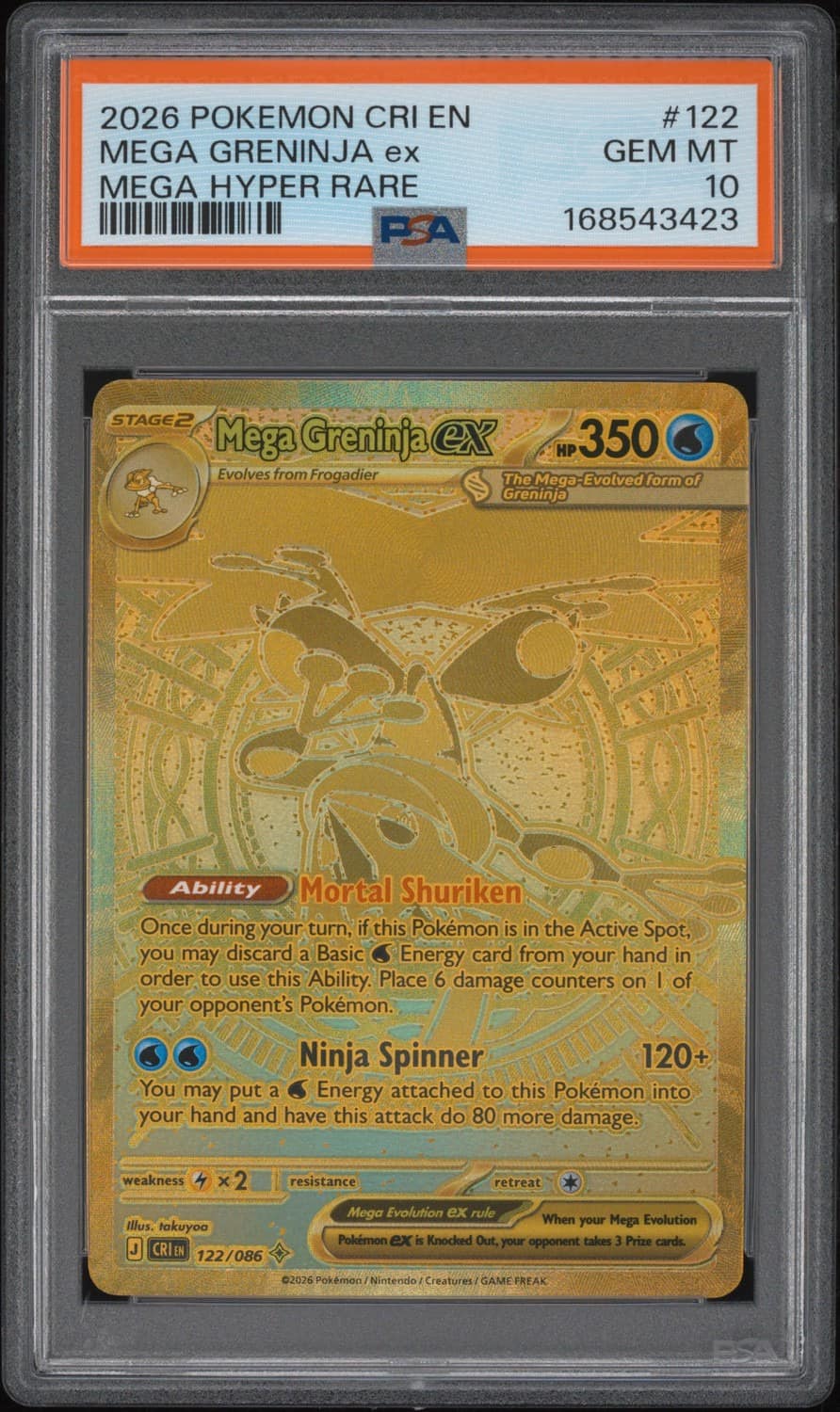 Mega Greninja Ex