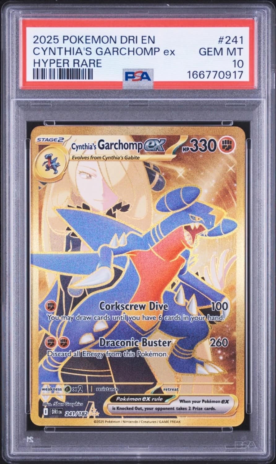 Cynthia'S Garchomp Ex