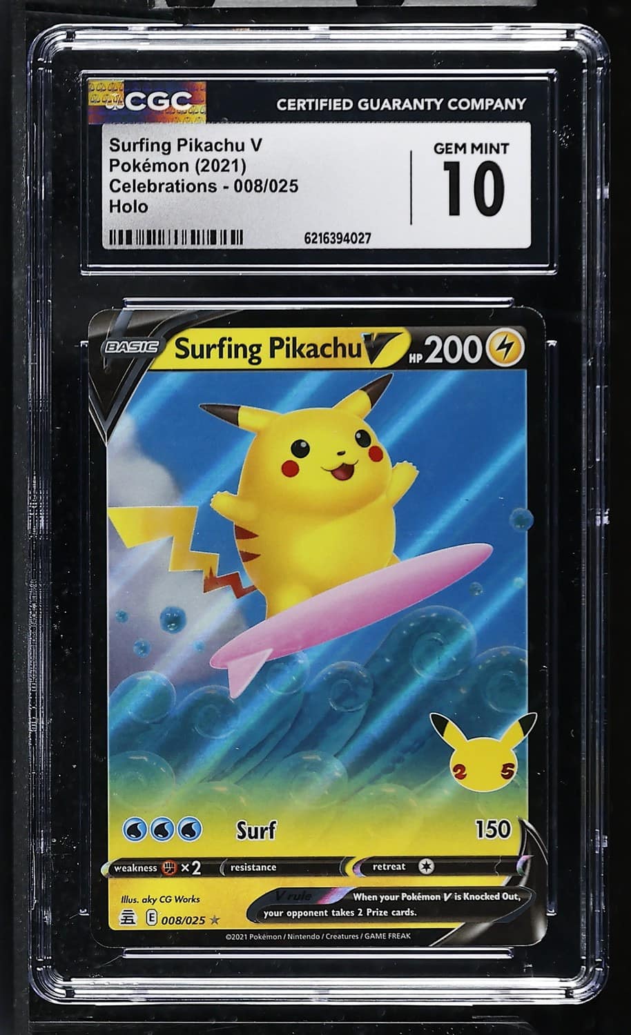 Surfing Pikachu V