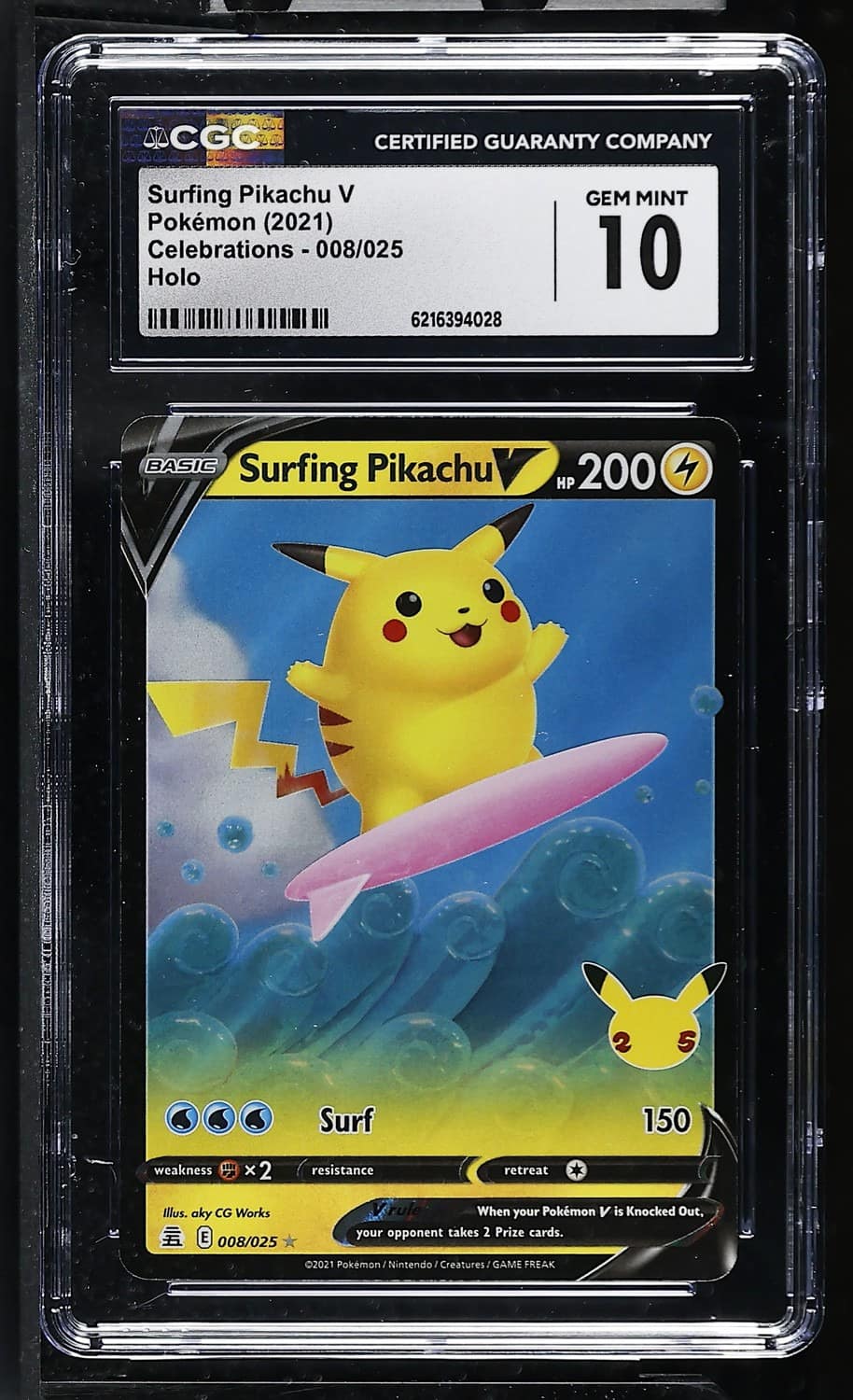 Surfing Pikachu V