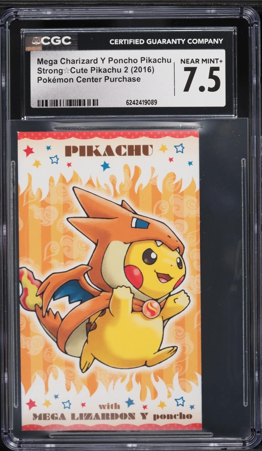 Mega Charizard Y Poncho Pikachu