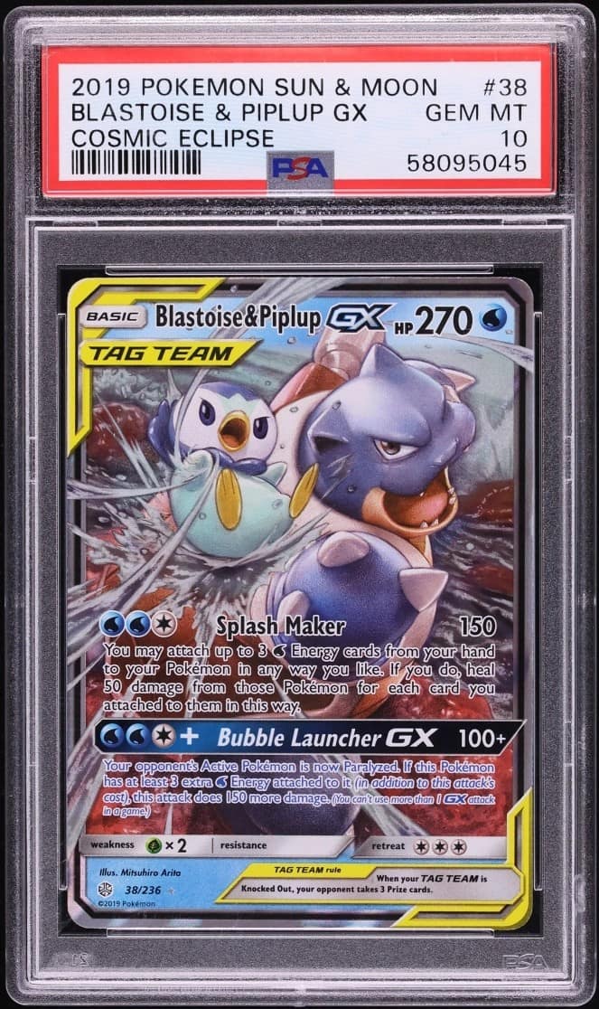 Blastoise & Piplup Gx