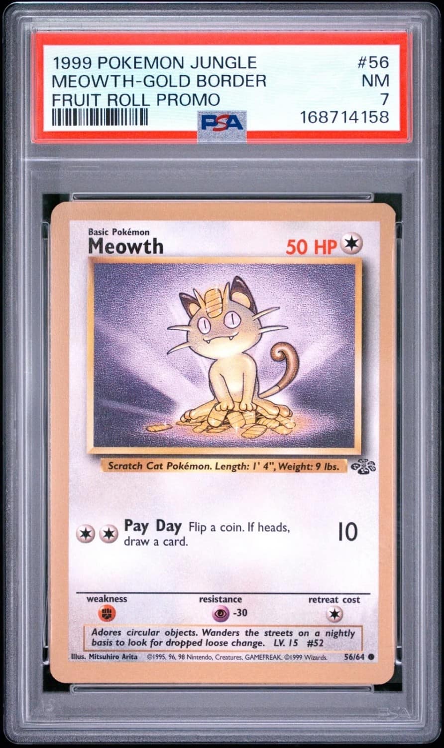 Meowth-Gold Border