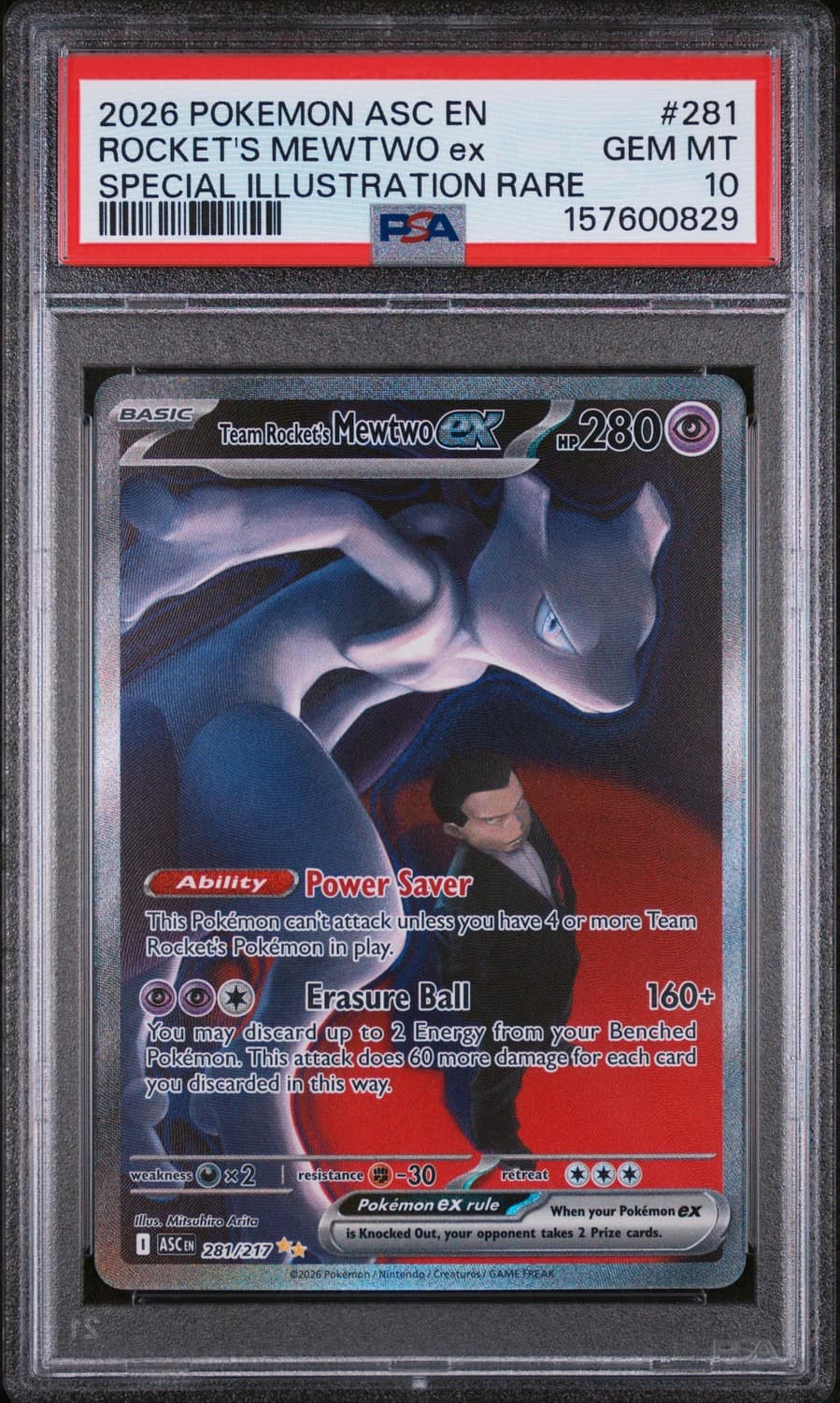 Rocket'S Mewtwo Ex