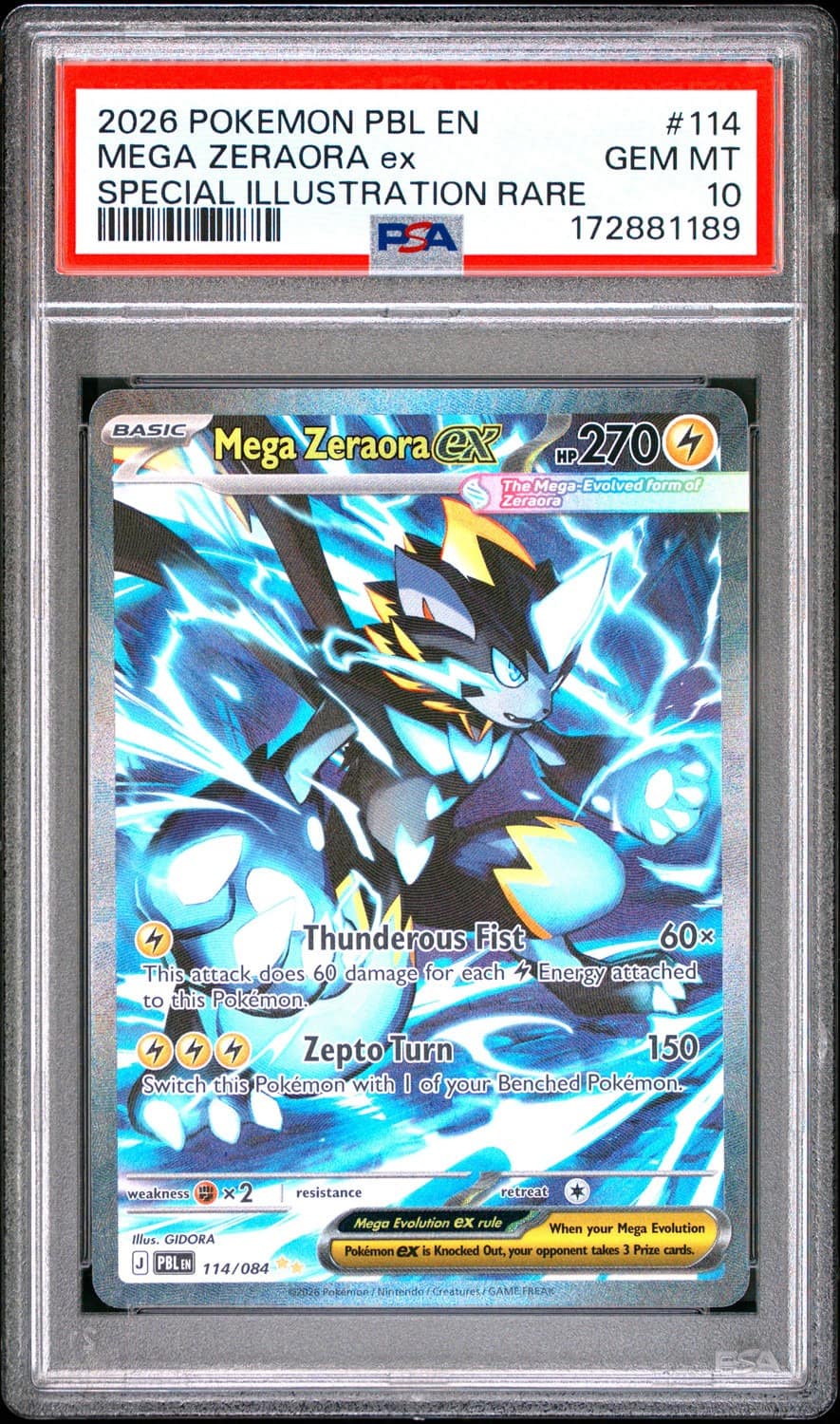 Mega Zeraora Ex