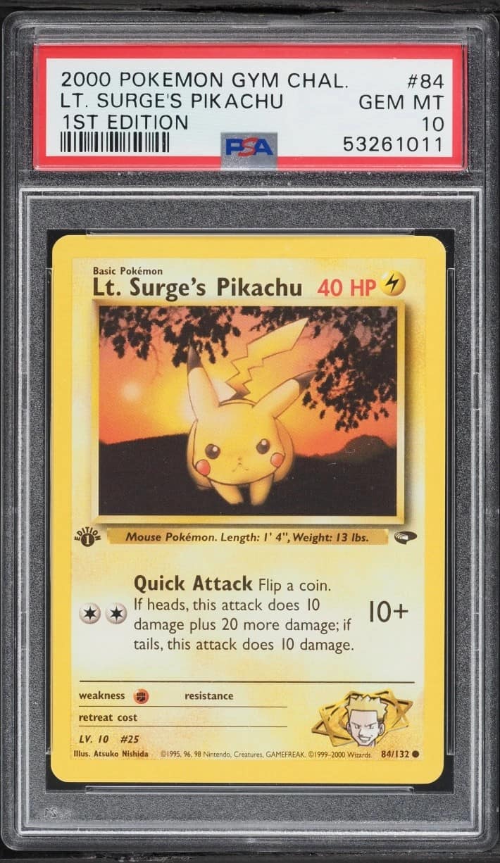 Lt. Surge'S Pikachu