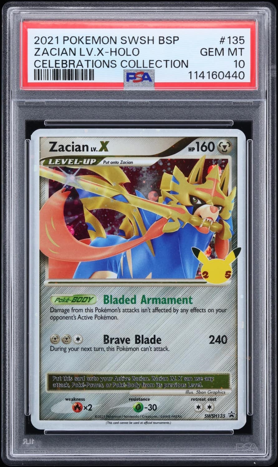 Zacian Lv.x