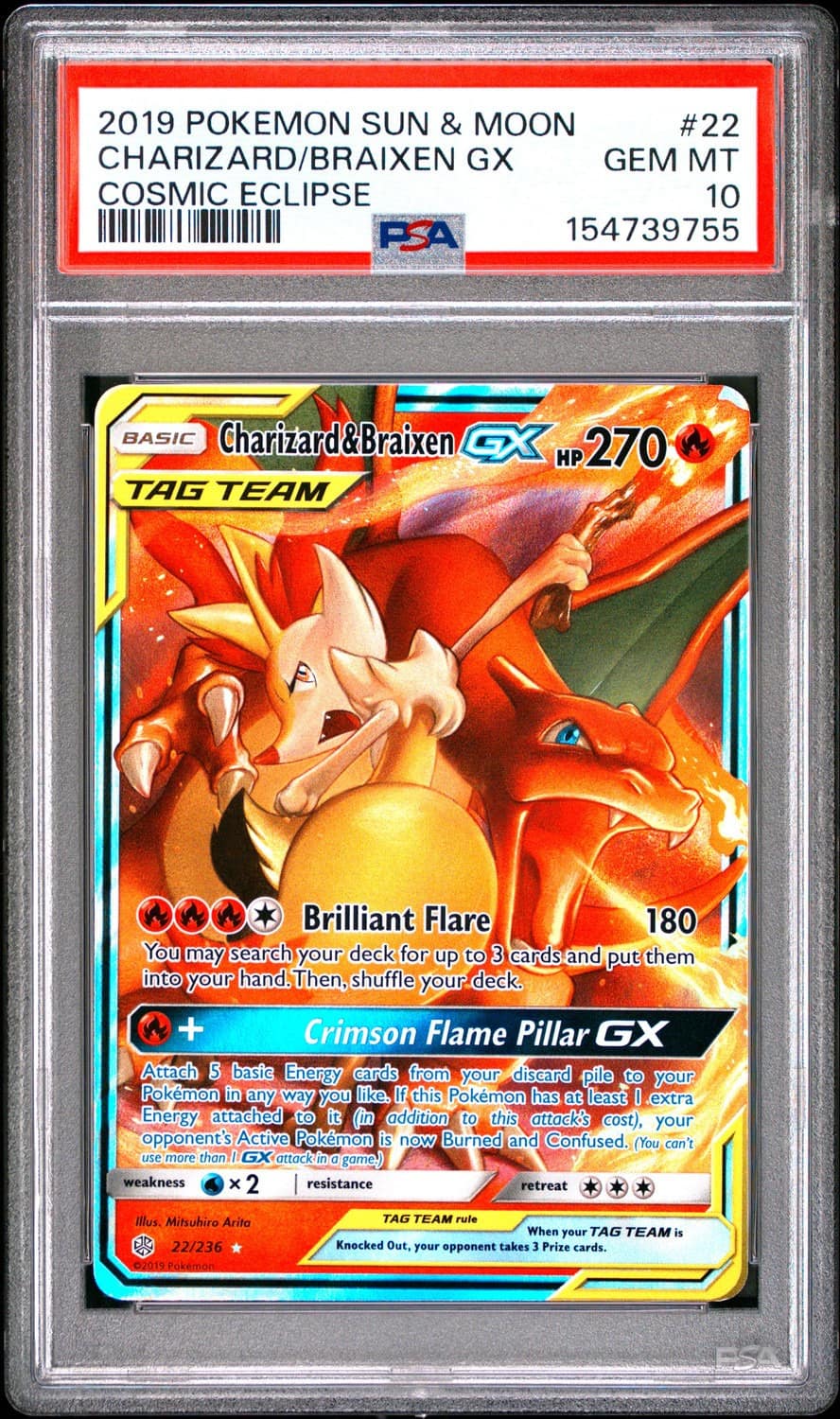 Charizard/braixen Gx