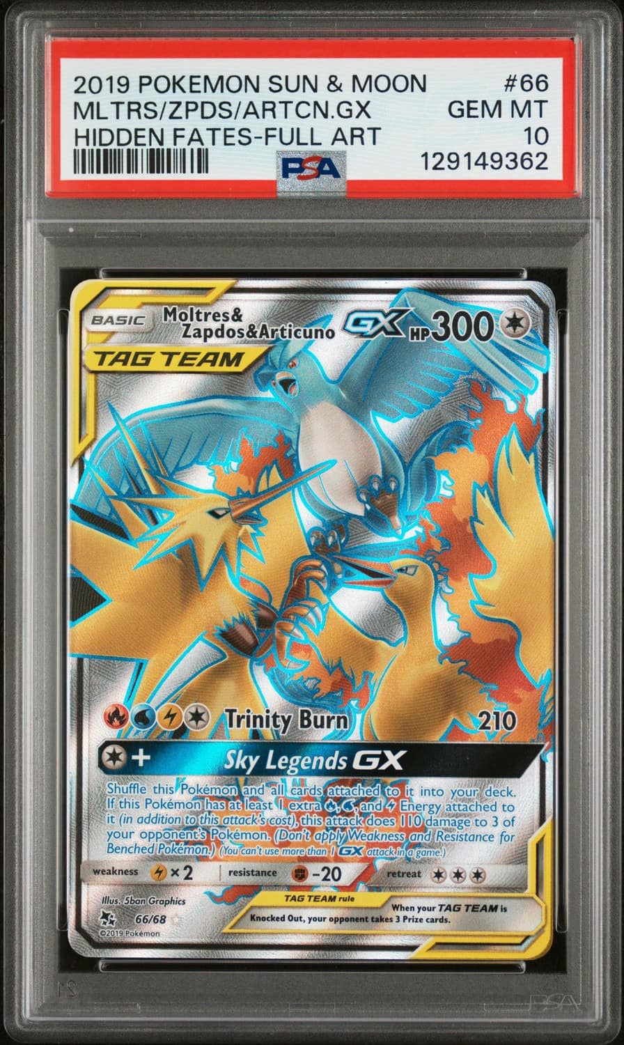 Moltres & Zapdos & Articuno Gx