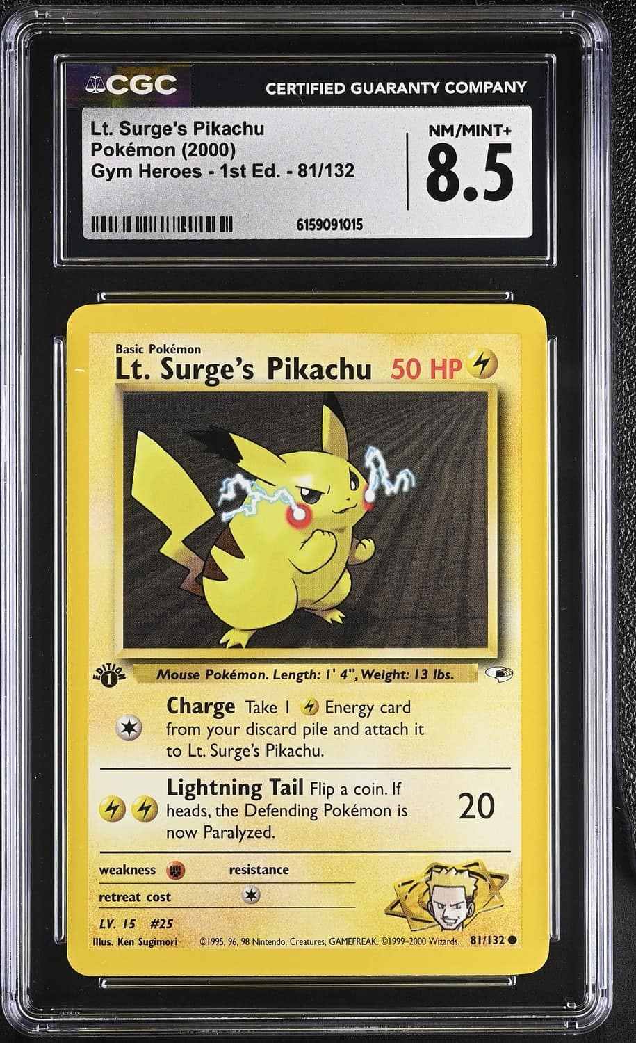 Lt. Surge'S Pikachu