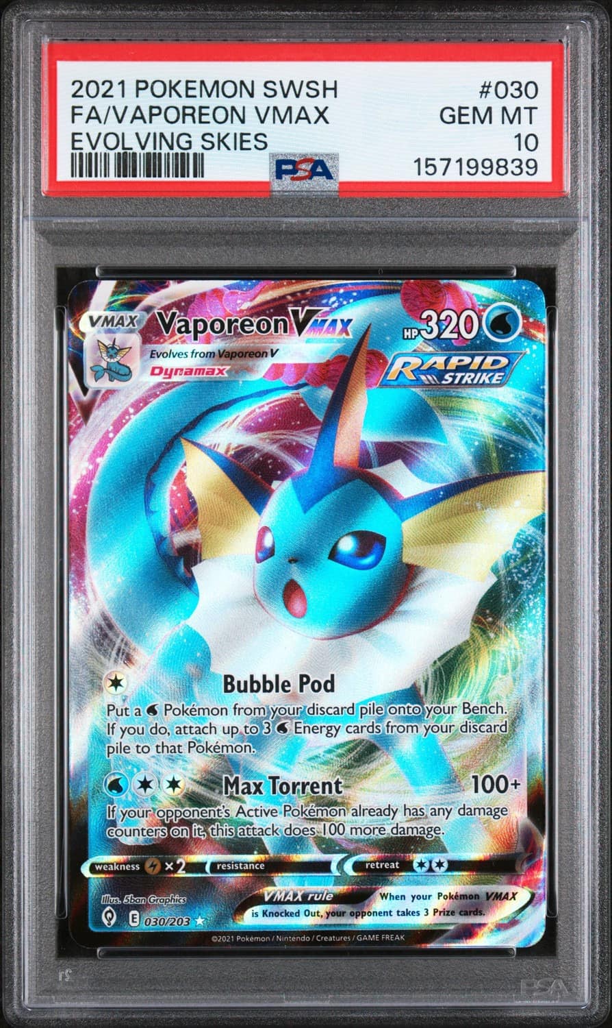 Vaporeon Vmax