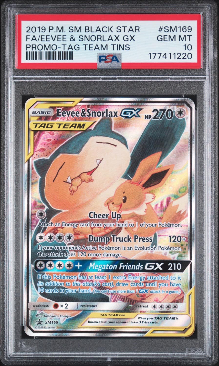 Eevee & Snorlax Gx