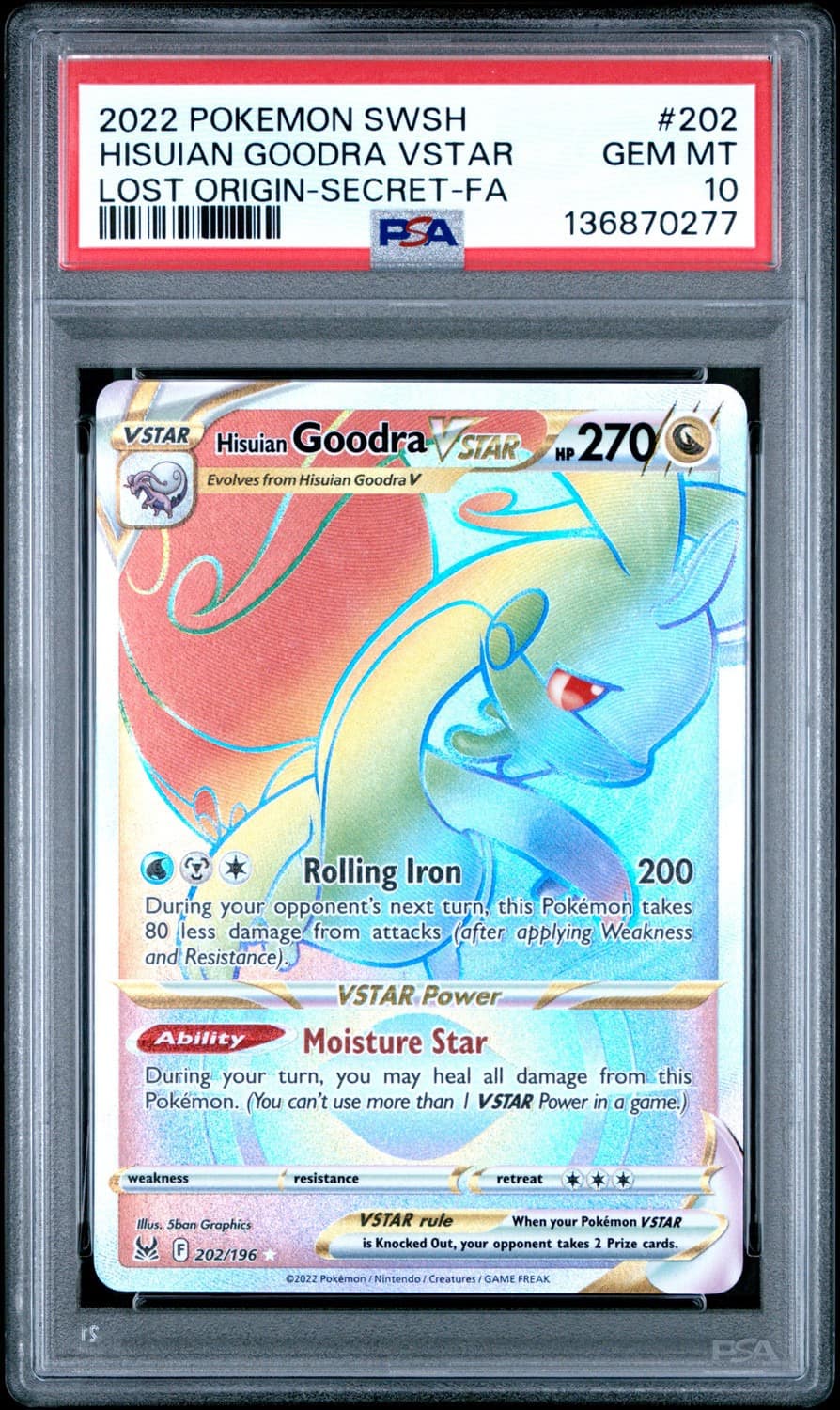 Hisuian Goodra Vstar