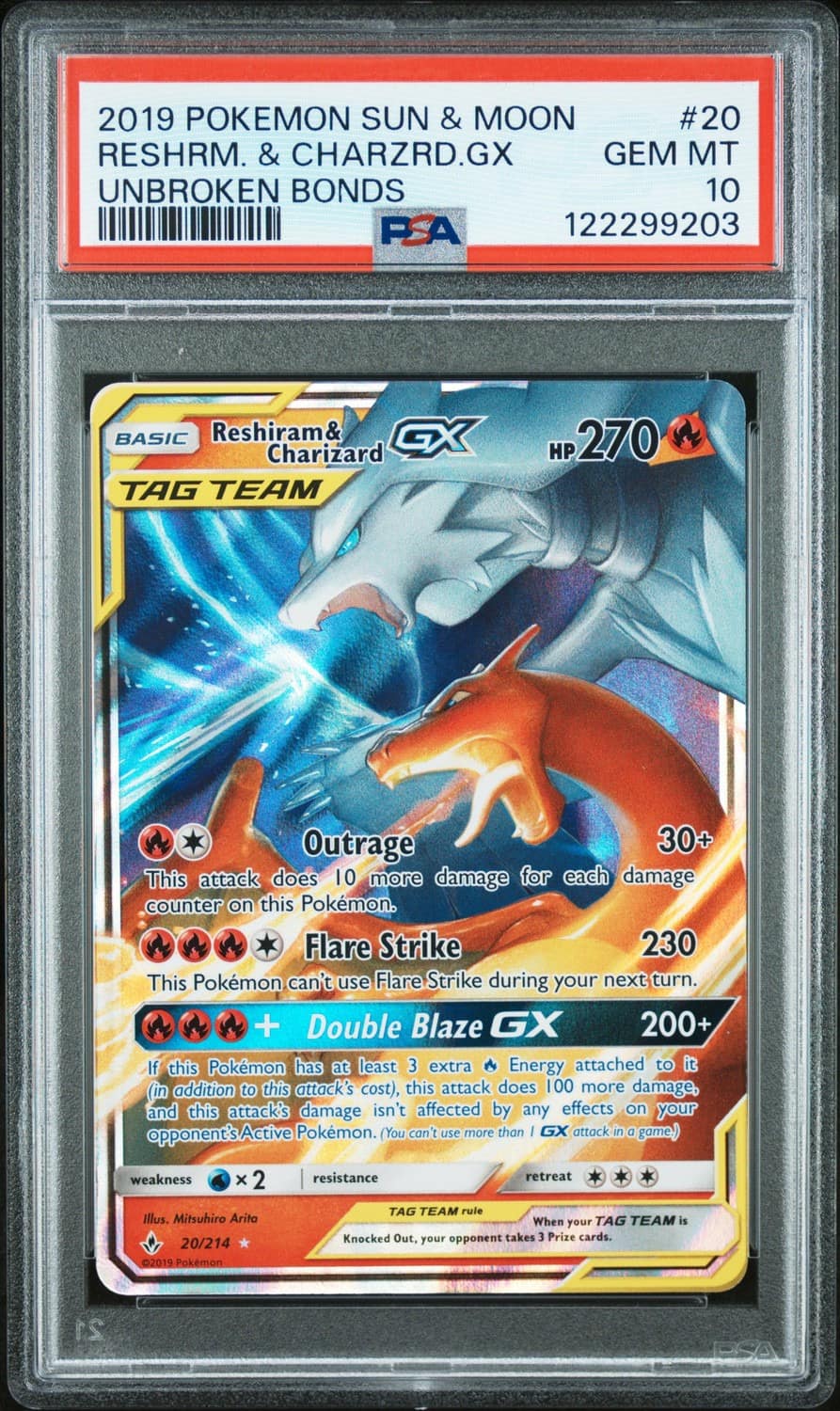 Reshiram & Charizard Gx