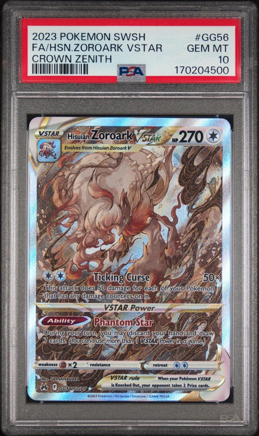 Hisuian Zoroark Vstar