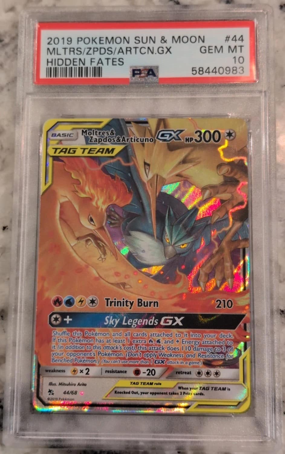Moltres & Zapdos & Articuno Gx
