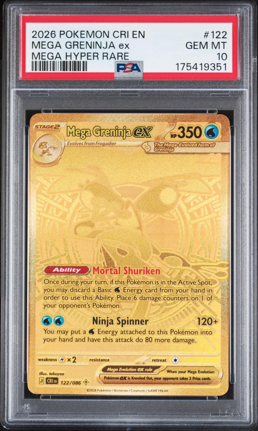 Mega Greninja Ex