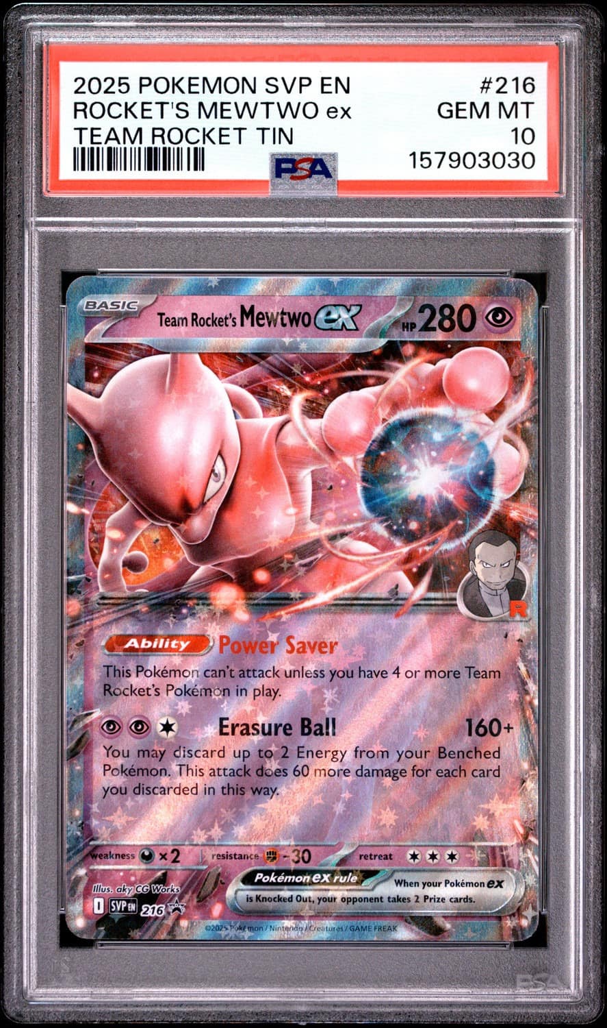 Rocket'S Mewtwo Ex
