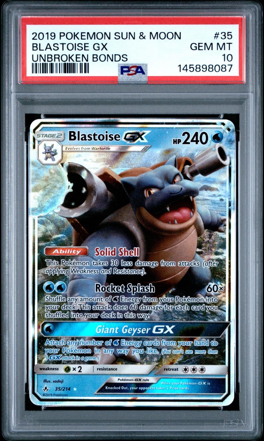 Blastoise Gx