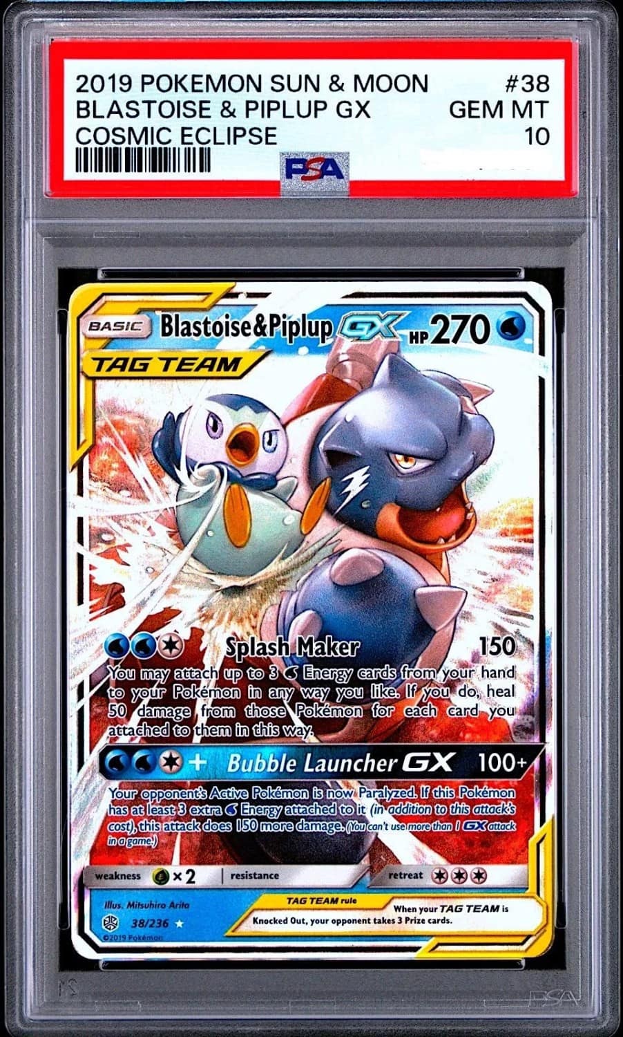 Blastoise & Piplup Gx