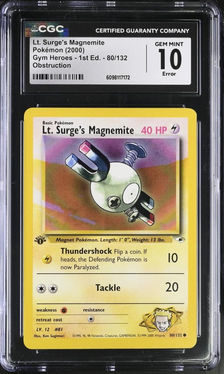 Lt. Surge'S Magnemite