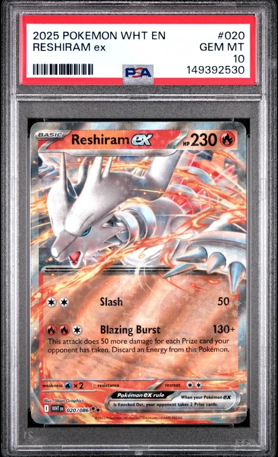 Reshiram Ex